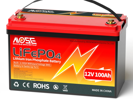 12V 100Ah LiFePO4 Battery,15000 Deep Cycles,Low Temp Cutofff,100A Discount