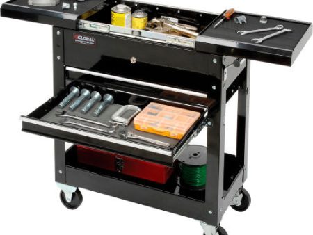 27  2-Drawer Tool Cart With Sliding Top Hot on Sale