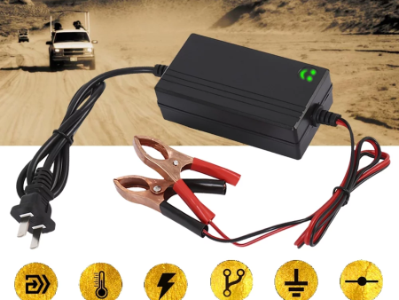 12V Battery Charger and Maintainer Multipurpose Set for Charging Car Supply