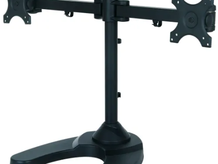 TygerClaw LCD6002 Dual-Arm Desk Mount, Black For Cheap