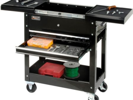 Homak BK06022704 27  2-Drawer Tool Cart W  Sliding Top For Sale