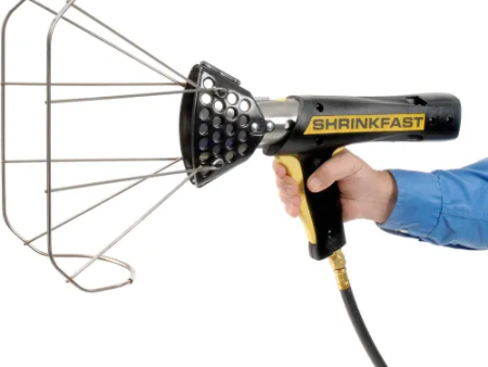 Shrinkfast Heat Gun w  Safety Cage Assembly, Safety Trigger & Storage Case For Sale