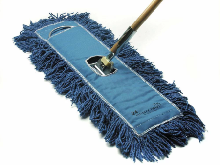 HUBERT® Dust Mop with Blue Cotton Yarn - 36 W Online Sale