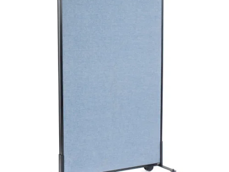 Interion® Mobile Deluxe Office Partition Panel, 36-1 4 W x 64-1 2 H For Cheap