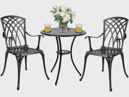 3 Piece S Bistro Set Cast Aluminum Bistro Table Set Sale